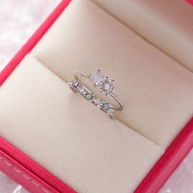 Moonstone Silver Ring