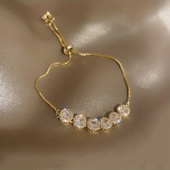 Square Zirconia Bracelet