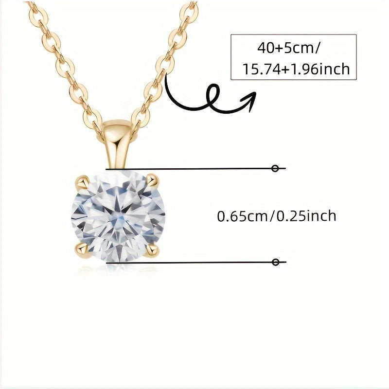 Exquisite Moissanite Daily & Party Necklace