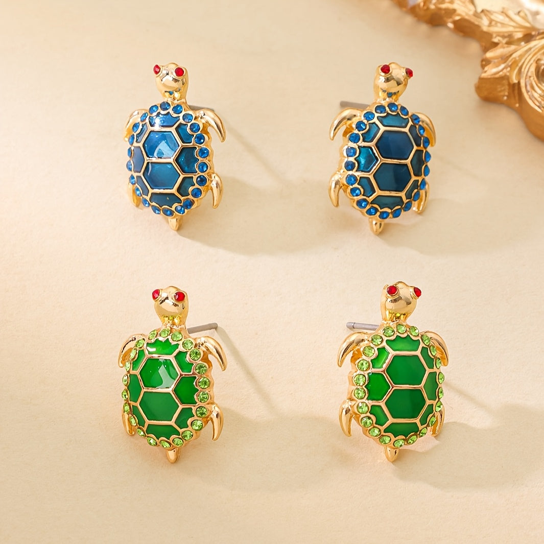 Small Fashionable Turtle Earrings