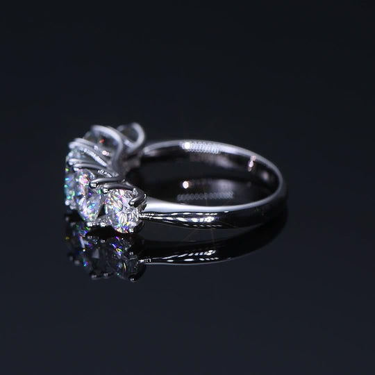 Five-Stone Moissanite Ring