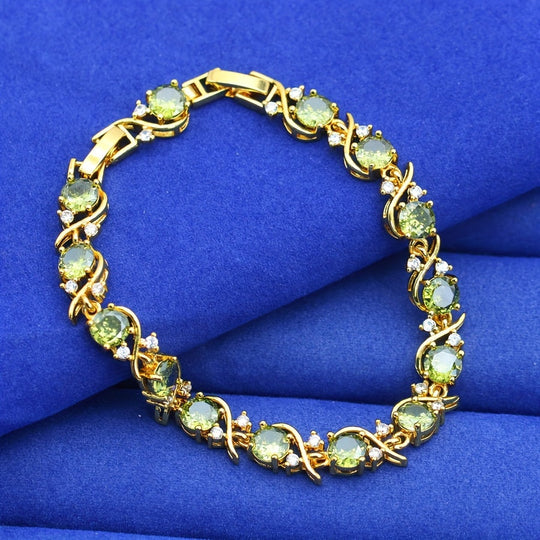 Elegant Vintage-Inspired Golden Copper Bracelet