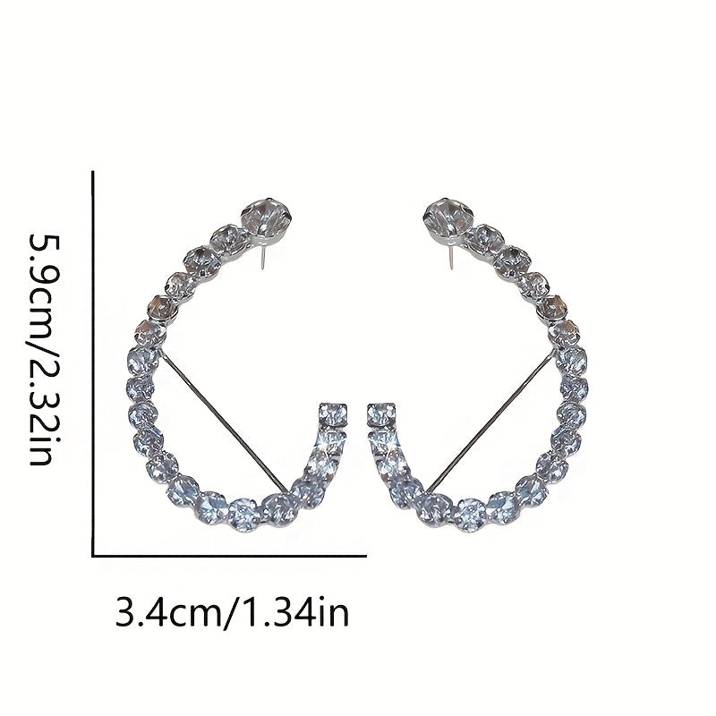 Glitter Rhinestone Ear Cuffs