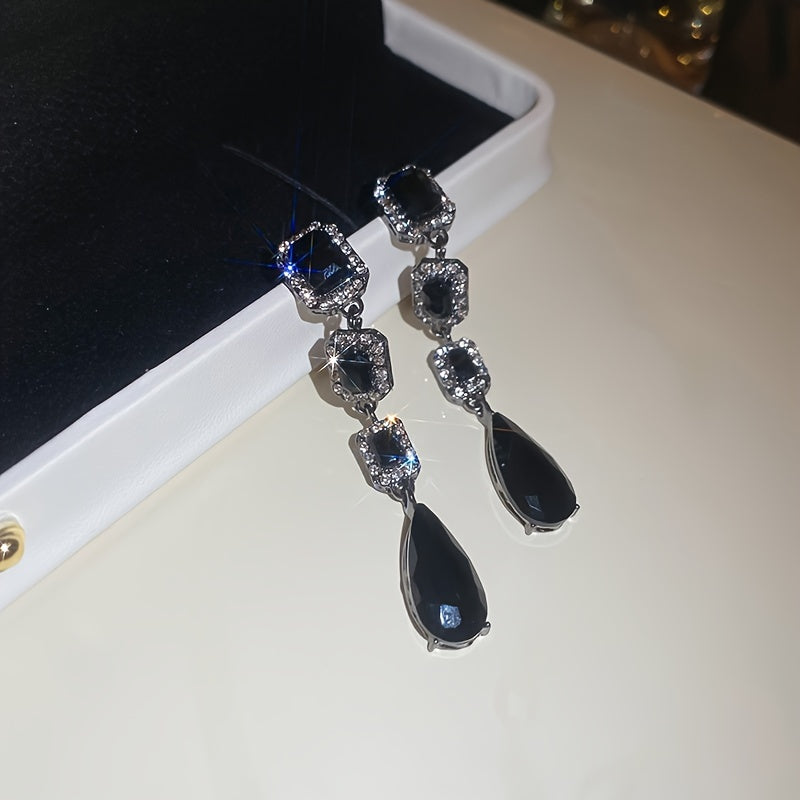Luxurious Bling Pendant Earrings