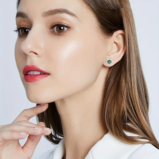 Moissanite Silver Jewelry Set