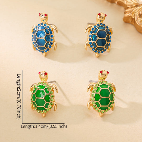 Small Fashionable Turtle Earrings