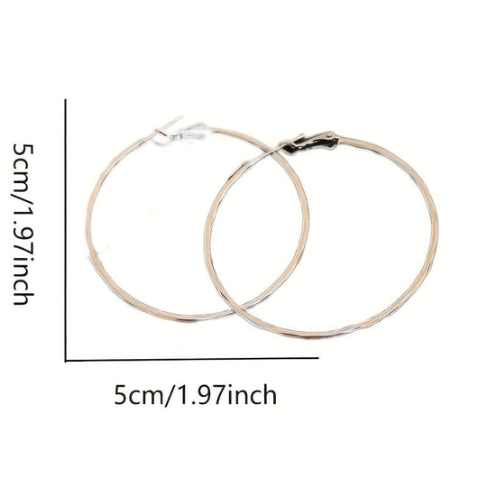 Circle Hook Earrings
