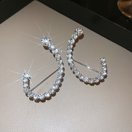 Glitter Rhinestone Ear Cuffs