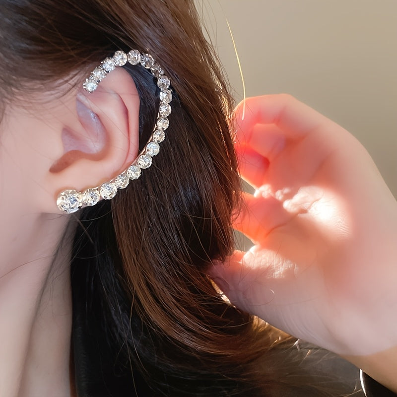 Glitter Rhinestone Ear Cuffs