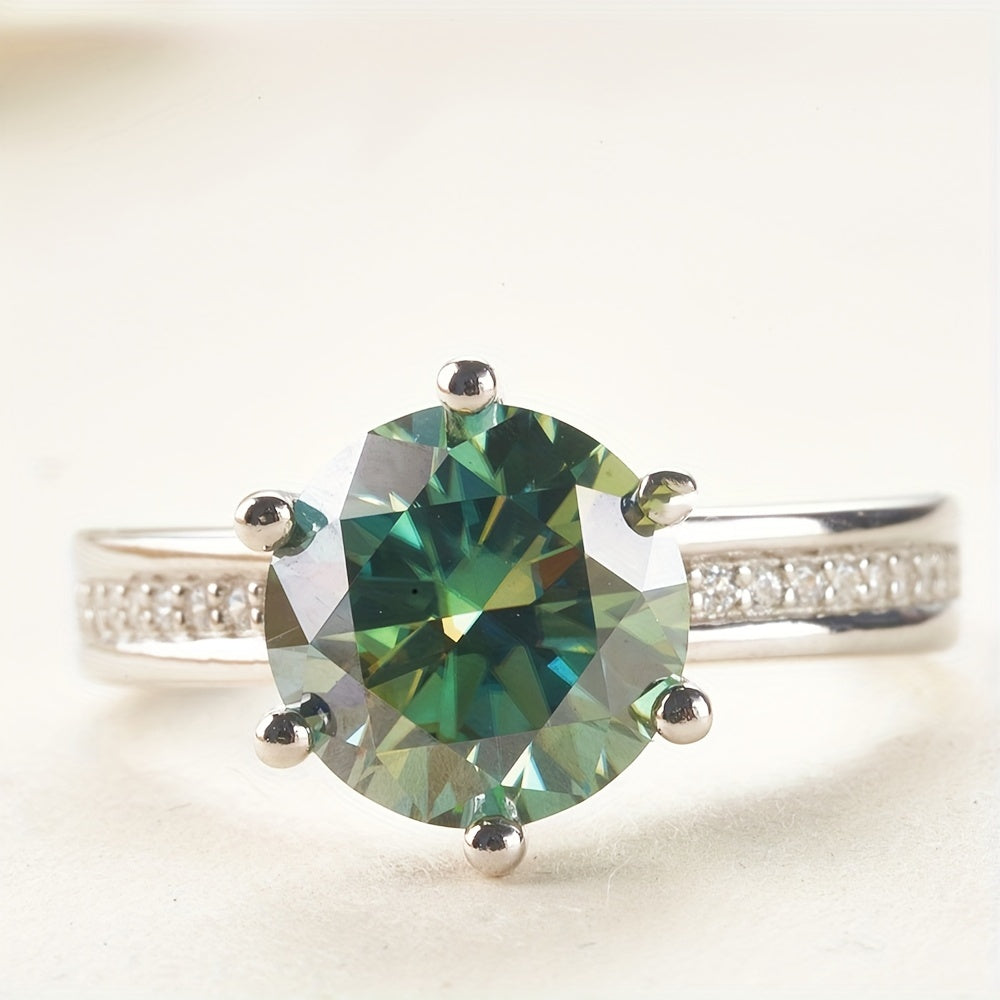 Moissanite Promise Ring