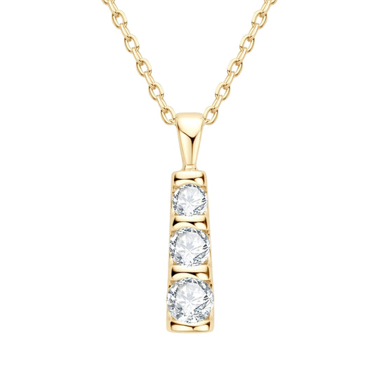 Moissanite Pendant Necklace