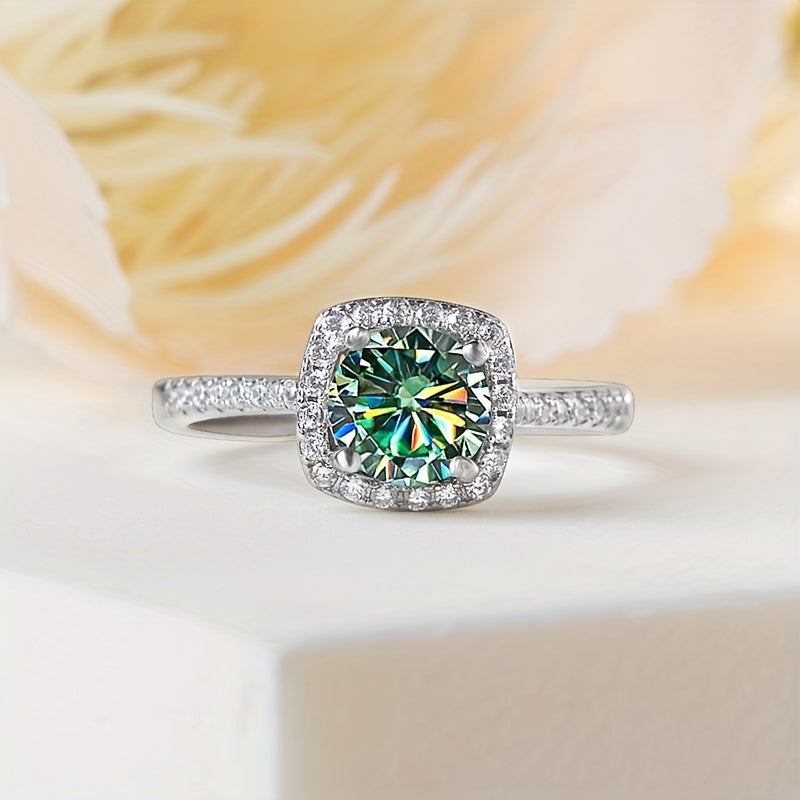 Moissanite Silver Jewelry Set