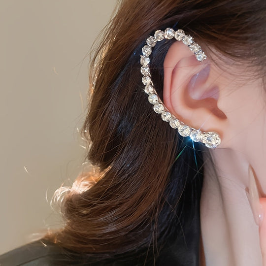 Glitter Rhinestone Ear Cuffs