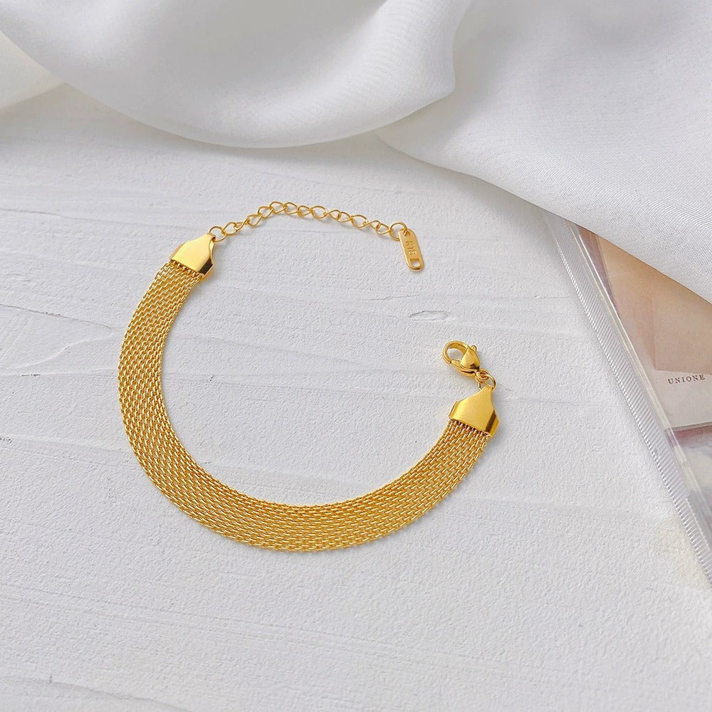 Gold Mesh Bracelet