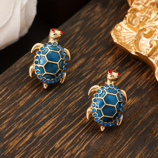 Small Fashionable Turtle Earrings