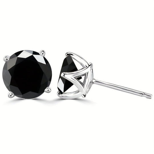 Genuine Moissanite Stud Earrings