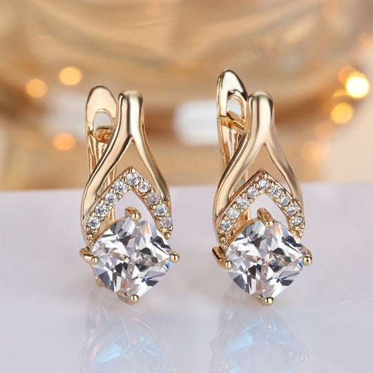 Elegant Golden Drop Earrings