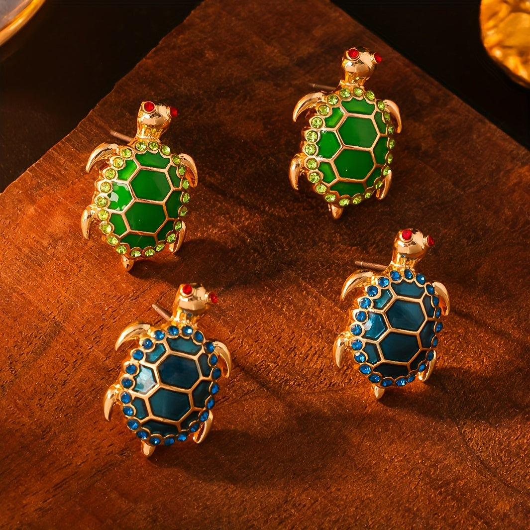 Small Fashionable Turtle Earrings