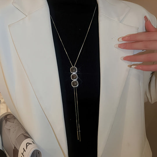 Rectangular Pendant Necklace