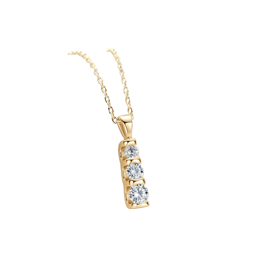 Moissanite Pendant Necklace