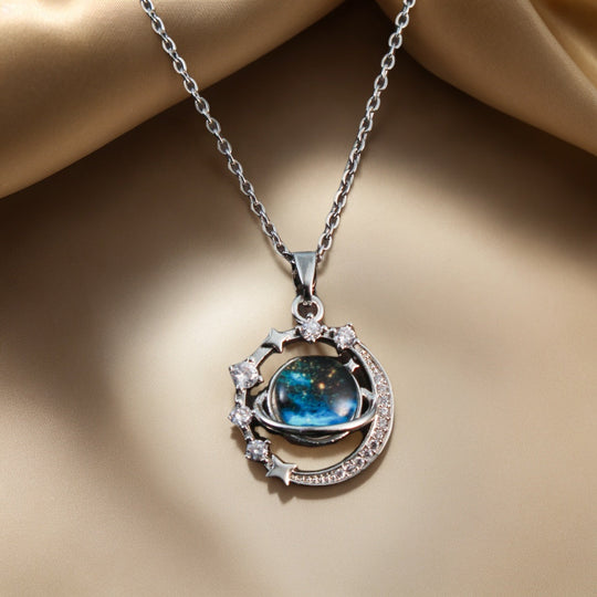 Planet Pendant Necklace