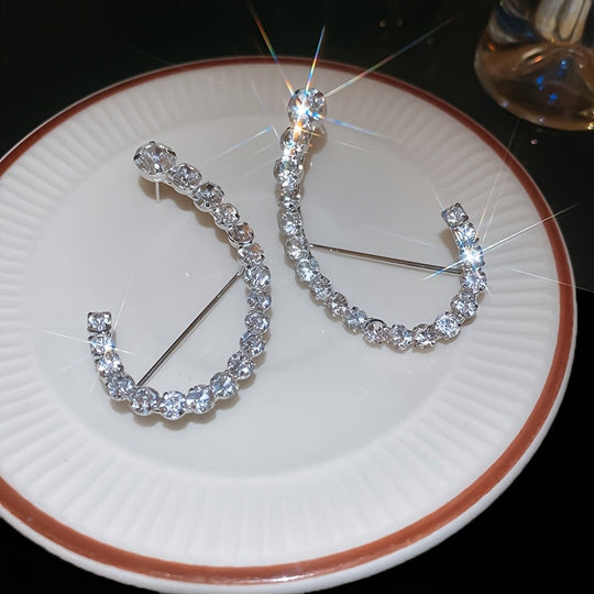 Glitter Rhinestone Ear Cuffs