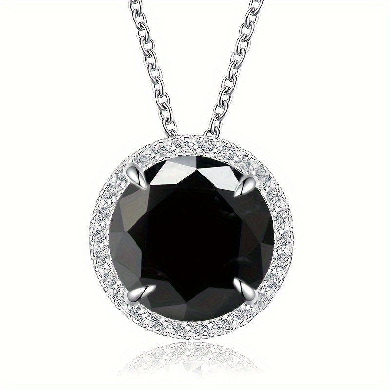 Moissanite Drop Pendant Necklace