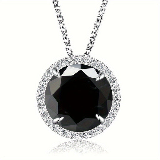 Moissanite Drop Pendant Necklace