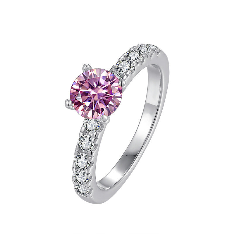 Moissanite Elegant Engagement Ring
