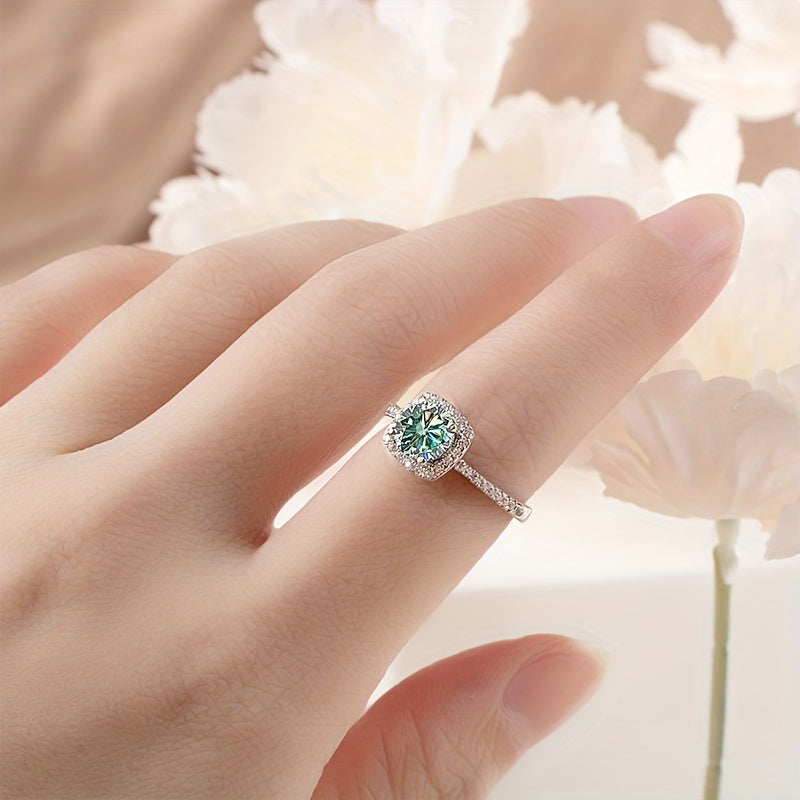 Moissanite Silver Jewelry Set
