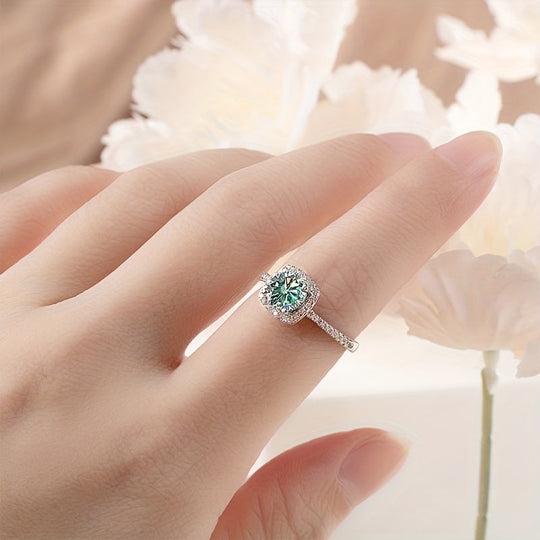 Moissanite Silver Jewelry Set