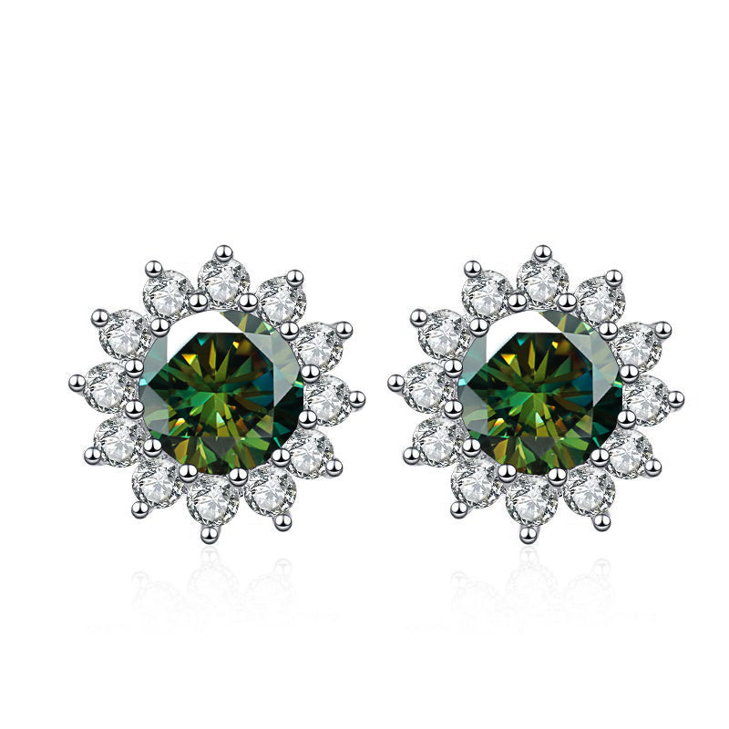 Sunflower Shape Stud Earrings