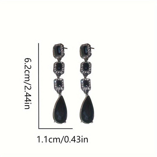 Luxurious Bling Pendant Earrings