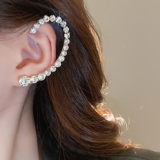 Glitter Rhinestone Ear Cuffs
