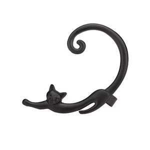 Silver Whisker Charm Earrings